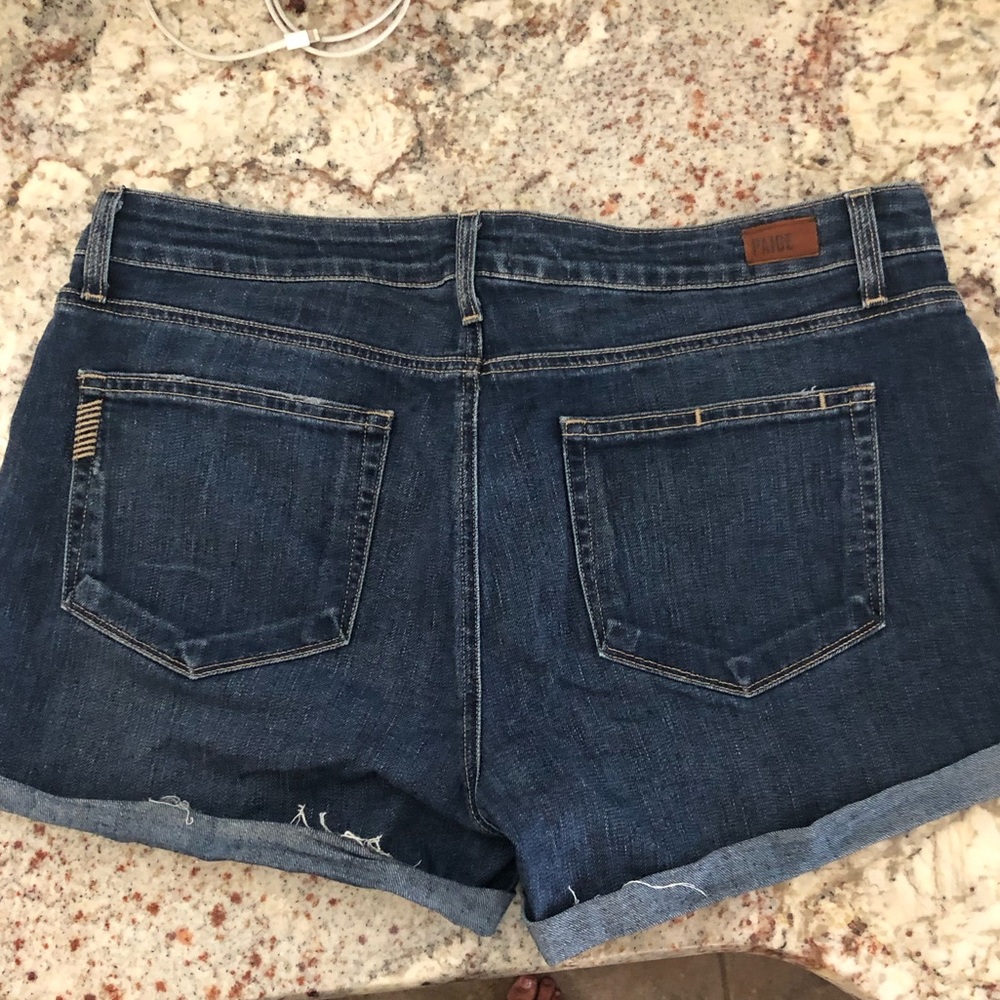 Paige Jean shorts worn 1x